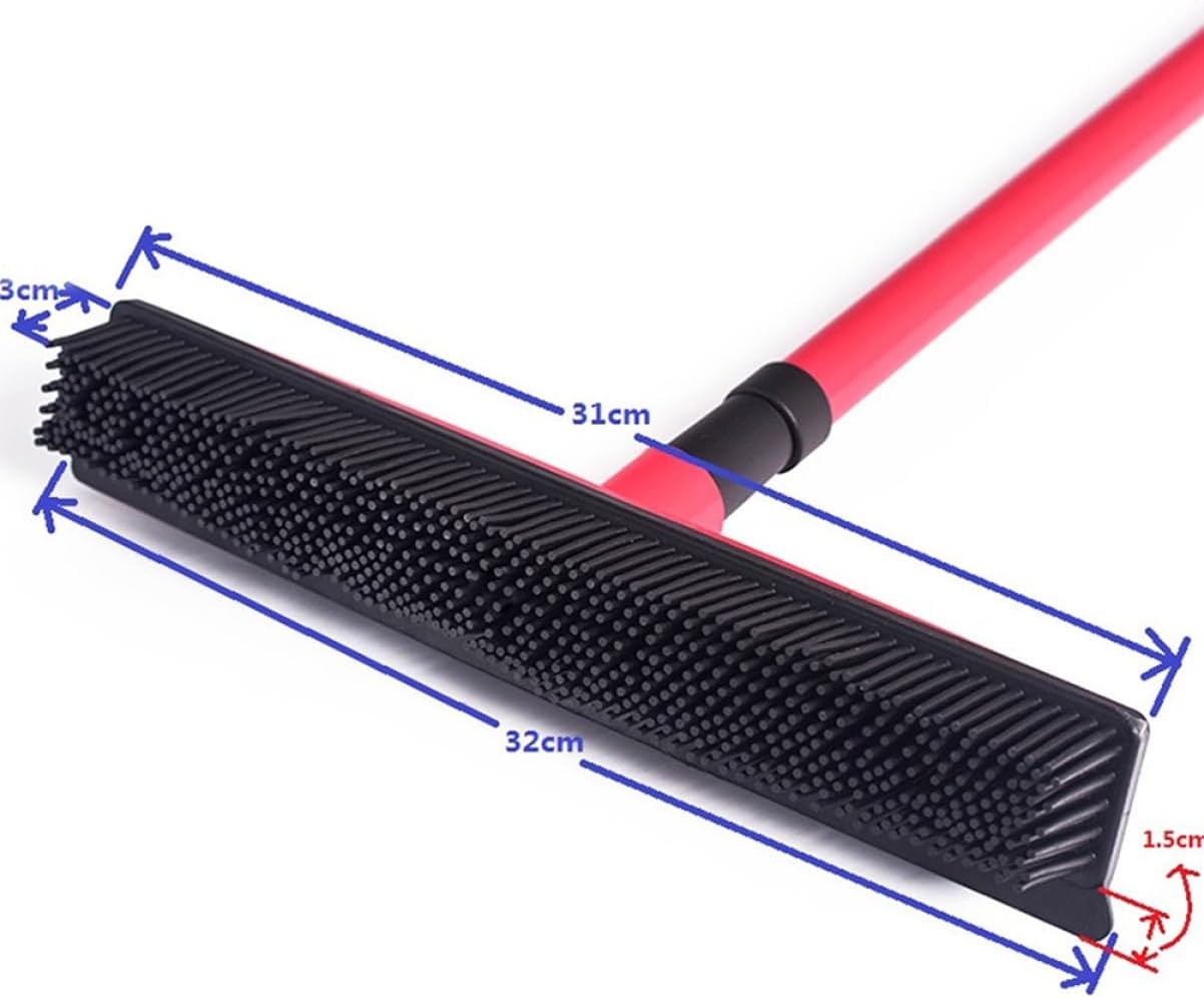 Pet Hair Removal Broom Long Handle Carpet Cleaning Tool Dog Hair Cleaning Broom