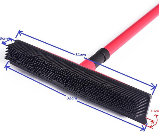 Pet Hair Removal Broom Long Handle Carpet Cleaning Tool Dog Hair Cleaning Broom