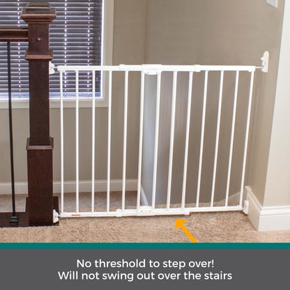 MyPet Windsor Walk Thru Pet Gate: 28.68" - 47.85" Wide Dog Gate. Hardware Mount, Dog Gates for The House, Cat Gate for Doorway. 31" Tall, Matte Bronze