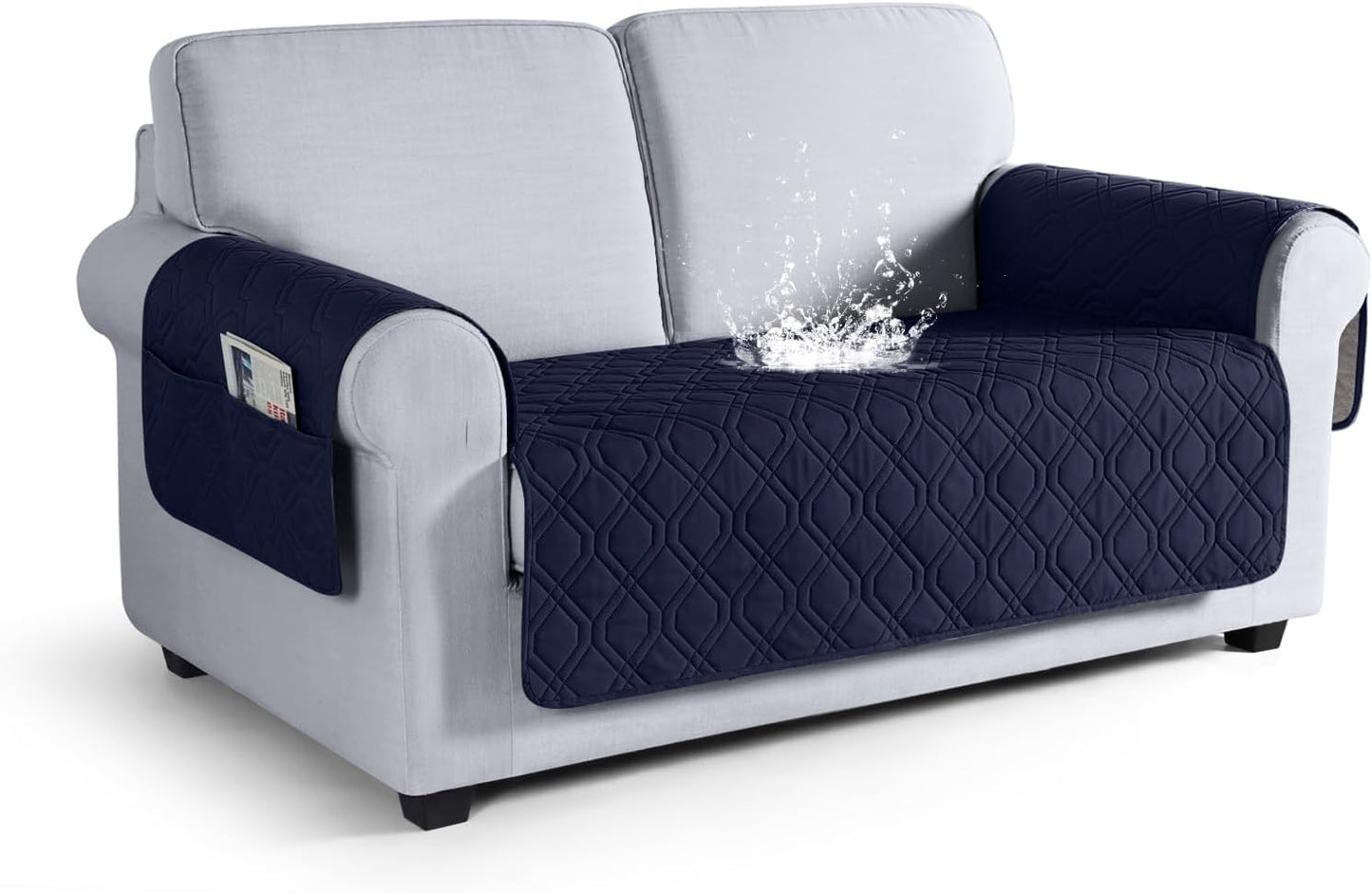 VANSOFY Couch Cover, Waterproof Sofa Covers Washable Slipcover Furniture Protector Couch Seat Covers Non-Slip Couch Cover for Dogs, Pets(Sofa, Dark Gray)