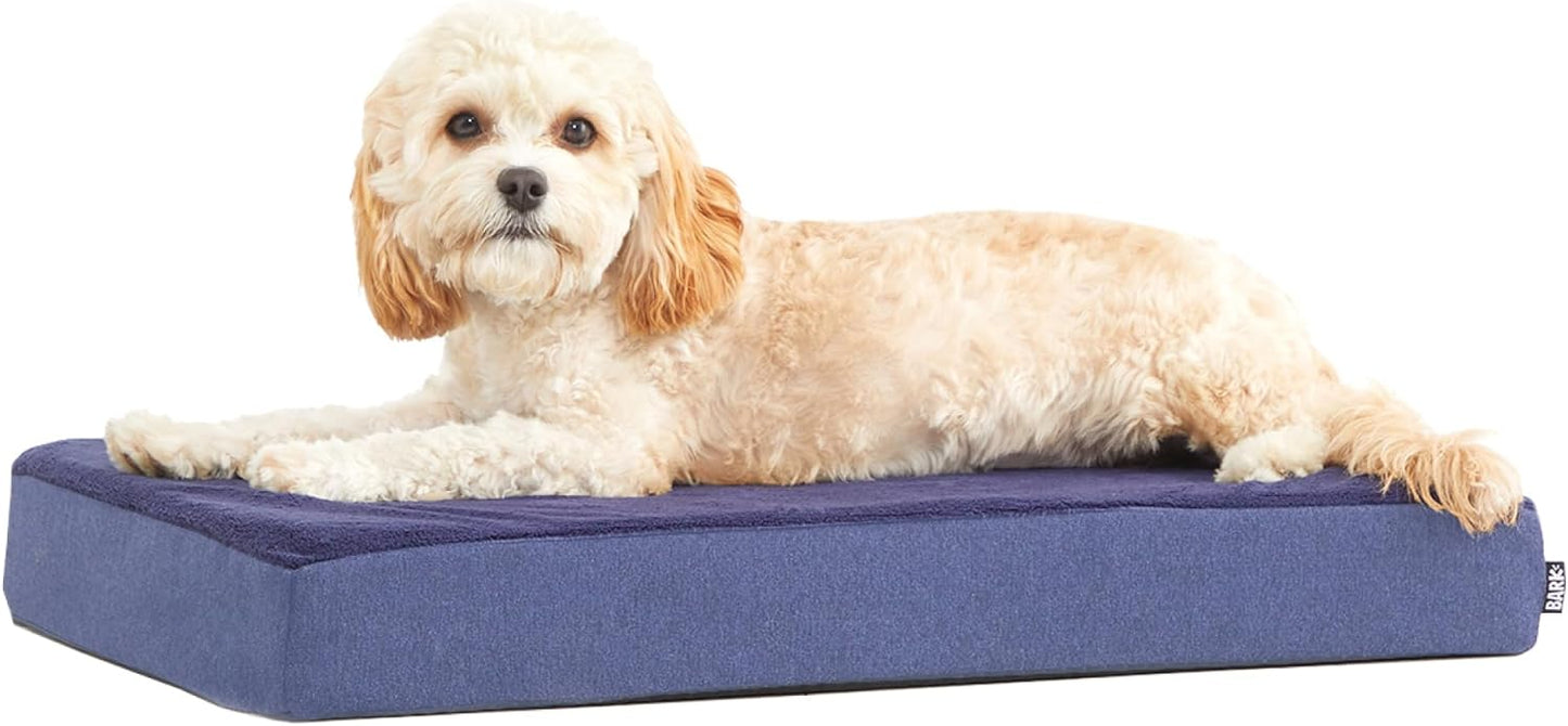 Barkbox Orthopedic Dog Bed with Memory Foam, Premium Comfort for Dogs and Puppies, Large Sized Dog Bed for Joint Relief and Restful Sleep, Durable and Easy to Clean - Grey, Large