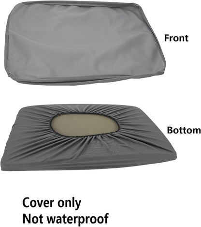 Grey Waterproof Dog Bed Slip Cover Dog Bed Liner Elastic 42 x 30 Inch