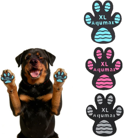 Dog Paw Protector Non-Slip Gripper Traction Pads,Walk Assistant for Senior Dogs,Foot Stickers for Hardwood Floors,Dog Shoes Booties Socks Replacement,6 Sets (24 pcs) XXL Black