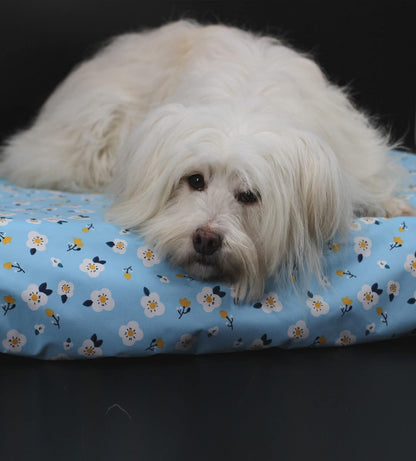 Grey Waterproof Dog Bed Slip Cover Dog Bed Liner Elastic 42 x 30 Inch