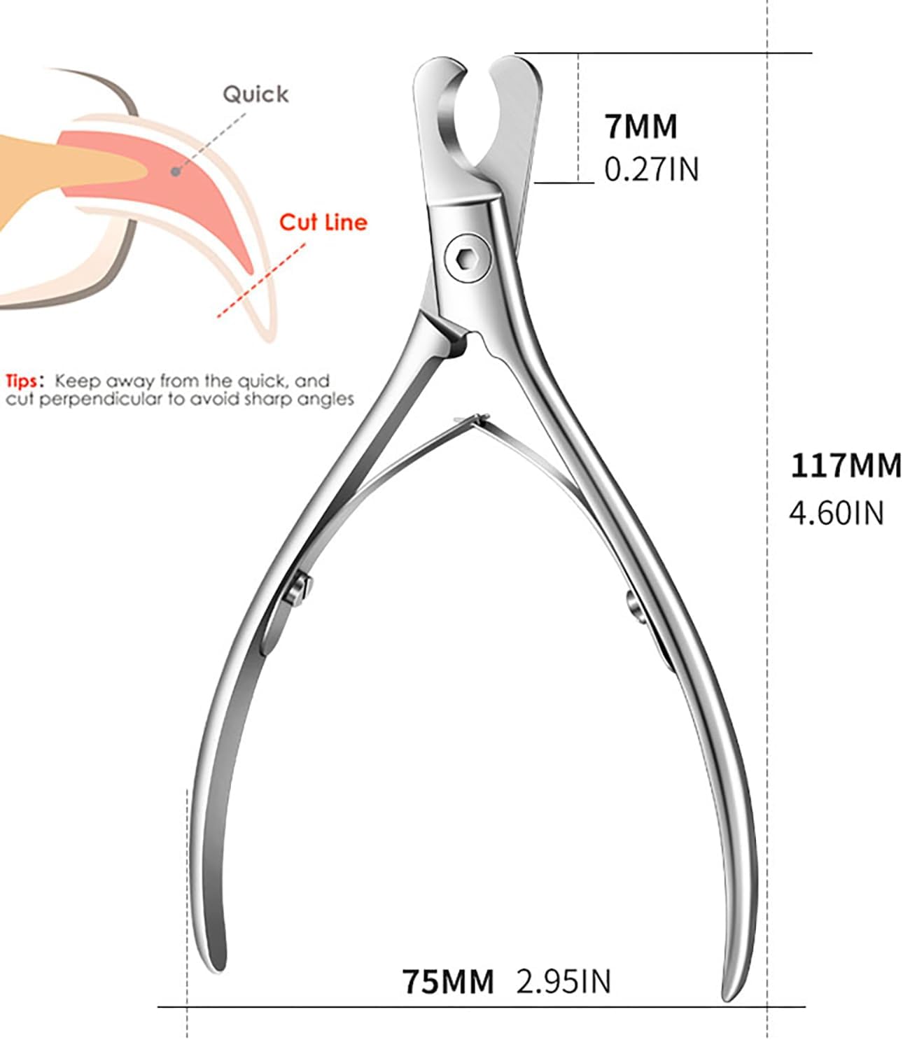 Pet Nail Clippers for Dogs & Cats – Sharp, Durable Blades with Beginner-Friendly, Hygienic Design for Small Pets Paw Care, Large Dog Nail Trimmer,Ergonomic Grooming Tool for Safe Pet Grooming