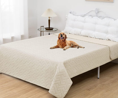 fuguitex Waterproof Dog Bed Cover Couch Cover, Anti-Slip Cat Mat Pet Pad Blanket for Sofa Chair Recliner Furniture Protrctor