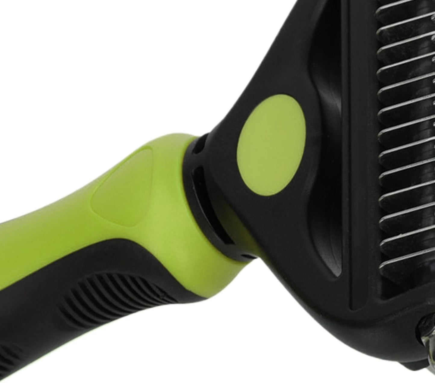 Pet Undercoat Rake, Non-Slip Handle, 17.3x10x4.3cm, Pet Grooming Tool, Dog Dematting Comb, Safety Tips Design, for Thick Coat, Puppy and Kitten Grooming