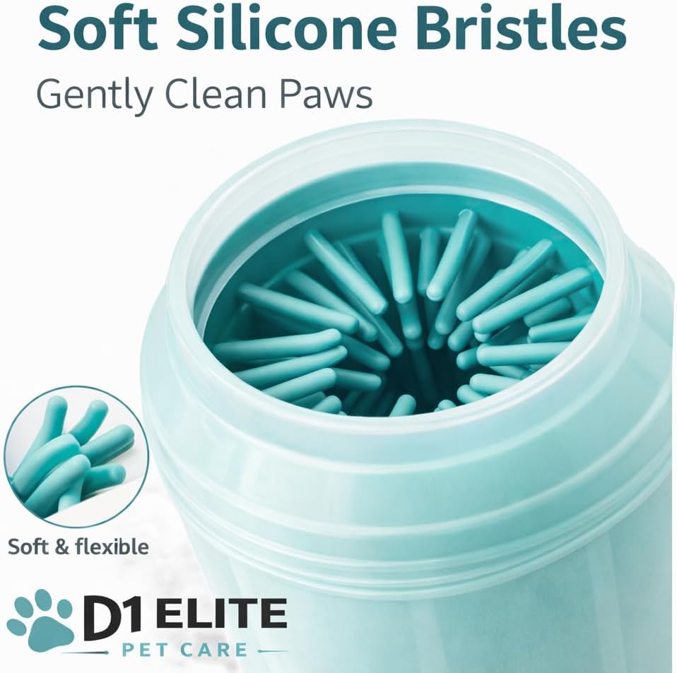 Dog Paw Cleaner Cup with Microfiber Towel – Portable Mud Cleaner for Dogs, Easy Clean & Dry Kit for Small Medium Large Dogs