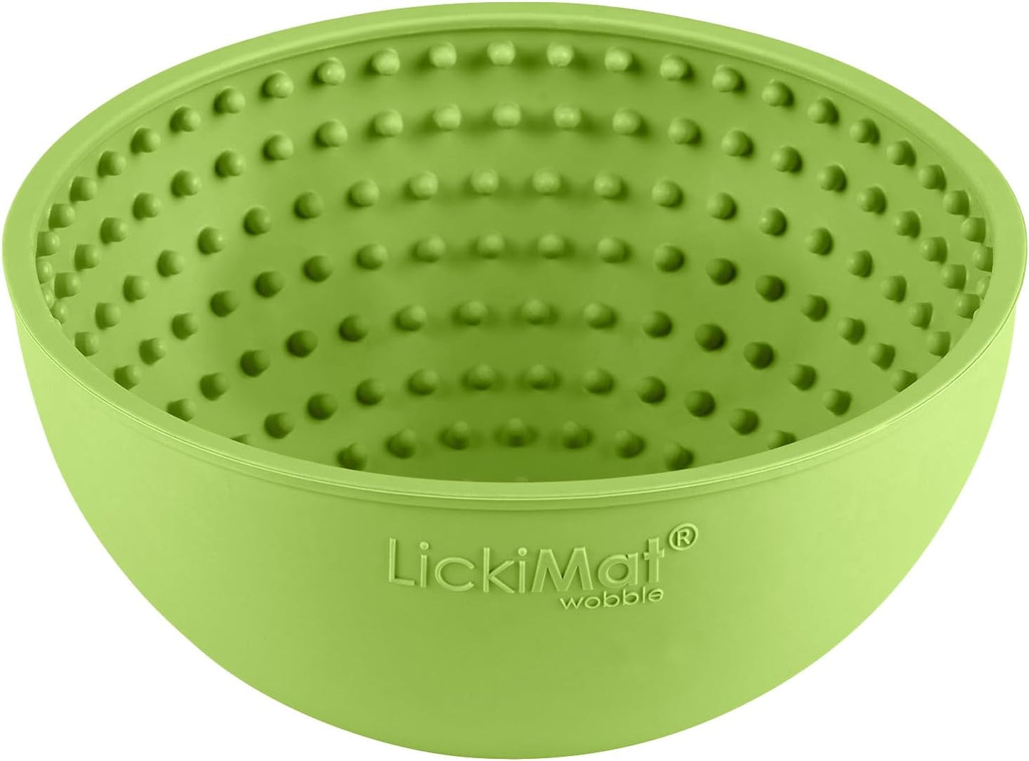 LickiMat Wobble, Dog Slow Feeder Bowl Lick Mat, Boredom Anxiety Reducer; Perfect for Food, Treats, Yogurt, or Peanut Butter. Fun Alternative to a Slow Feed Dog Bowl, Turquoise