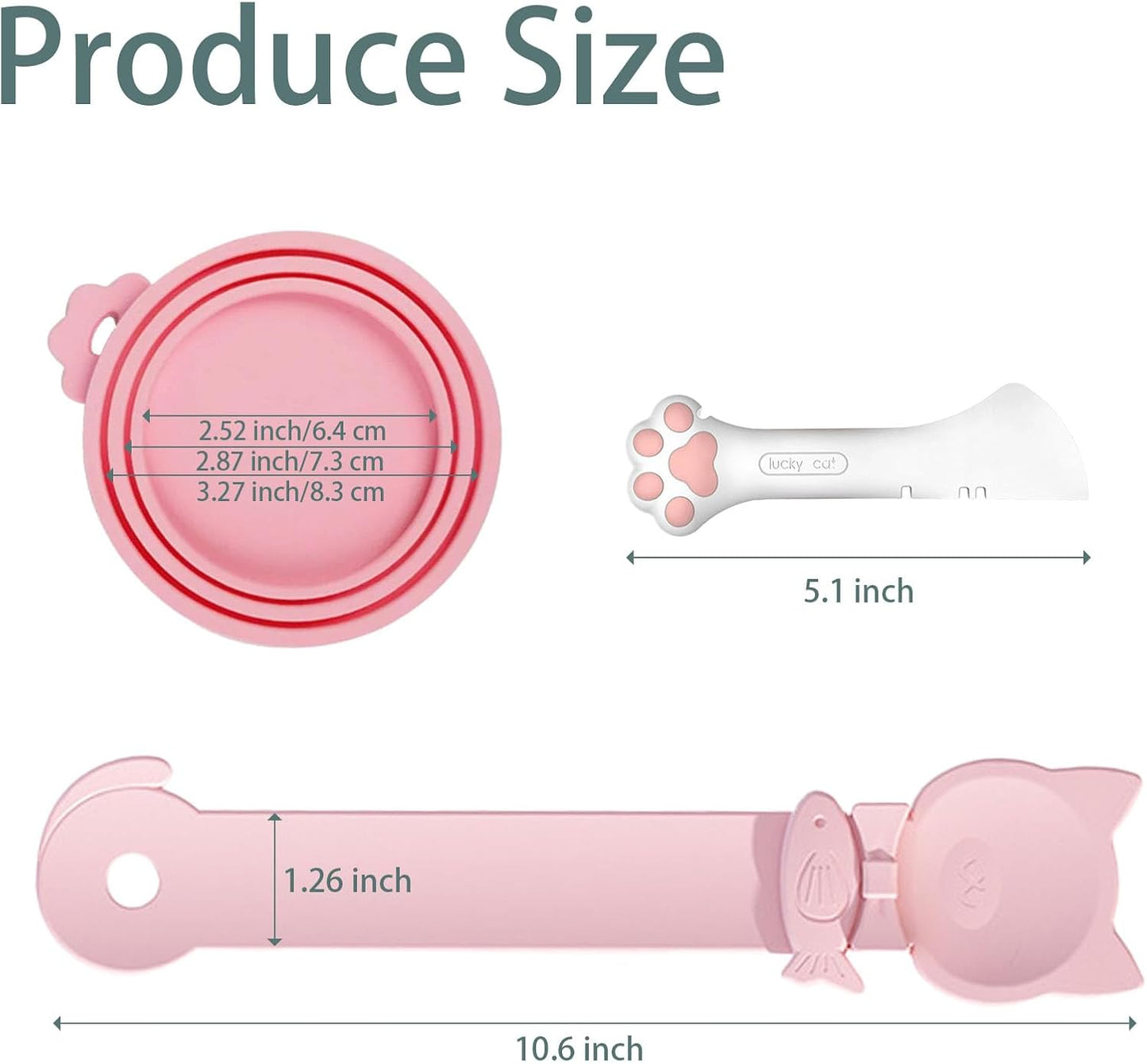 Cat Spoons for Wet Food Pet Can Lid Cover, Silicone Multi-Function Cute Paw Shape Opener Spatula Cat Food Spoon Cat Food Can Lid (Mixing colors)