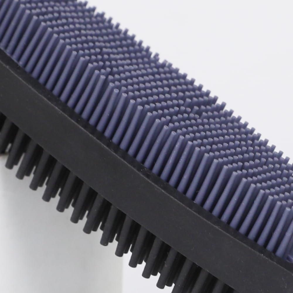 Rubber Pet Hair Removal Brush for Couch Clothes Dog Cat Pet Hair Carpet, Also Used as Dog Cat Bath Brush with Massage Effect