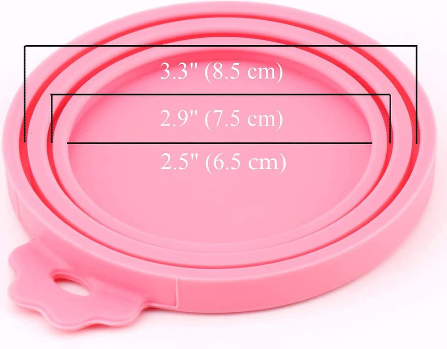 Food Can Lids, 4 Pcs Silicone Pet Food Can Covers for Dog & Cat Food, One Tin Cap Fit Most Standard Size Dog Cat Food Canned（Multicolor）…