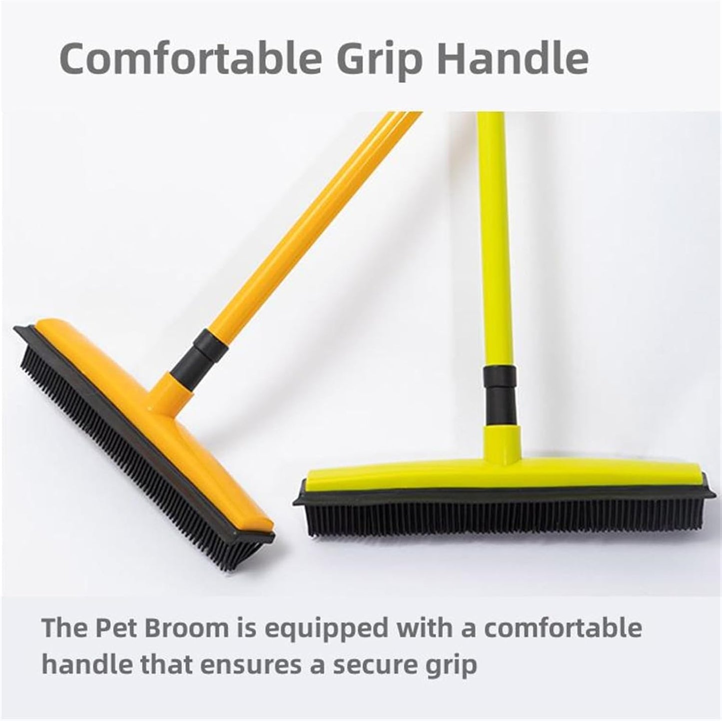 Fursweep Pet Hair Removal, Pet Removal Broom, Pet Hair Broom, Pet Hair Remover Broom,Carpet Broom for Dog and Cat Hair