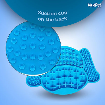 VALUEPET | Dog Lick Mat - Silicone Lick Mat for Anxiety Relief - Slow Feeder Licking Pad for Butter, Yogurt, & Peanut - Suitable for Dog Training, Boredom Reducer, Bathing & Grooming - Paw - 6.6 Inch