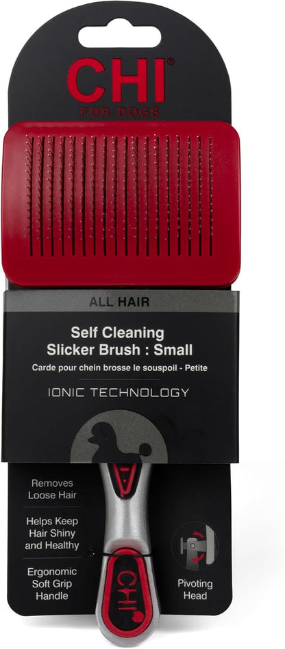 CHI for Dogs 2 in 1 Dematting and Deshedding Rake, Dual Head Dog Grooming Tool with Wide Tooth Dematting Rake and Fine Deshedding Rake, Detangler Comb for Thick Double and Long Dog Coat