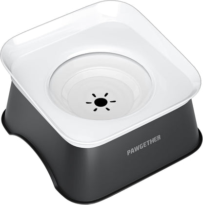 PAWGETHER® No Spill Water Bowl for Dog 2L/68oz Splash Proof Slow Drinking Dog Bowls on Vehicle Travel No Drip Slow Water Bowl for Messy Drinkers Perfect for Small to Medium Sized Dogs