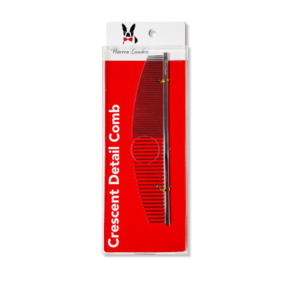 Warren London Detangling Strong Comb for Dogs | 10 inches | Comfort Control Durability and Detail for Small Medium Large Dogs | Ergonomic Dog Cat Grooming Pet Supplies Deshedding Mat Tool