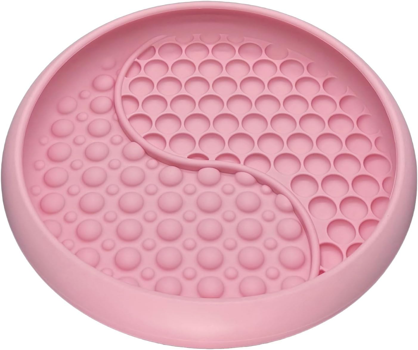 Lick Mat for Dogs, Silicone Slow Feeder Licking Mat with Non-Slip Suction Cups, Freeze-Friendly Lick Bowl for Enrichment Play, Anxiety Relief & Keeps Busy (8.0" x 1.4" Light Blue)