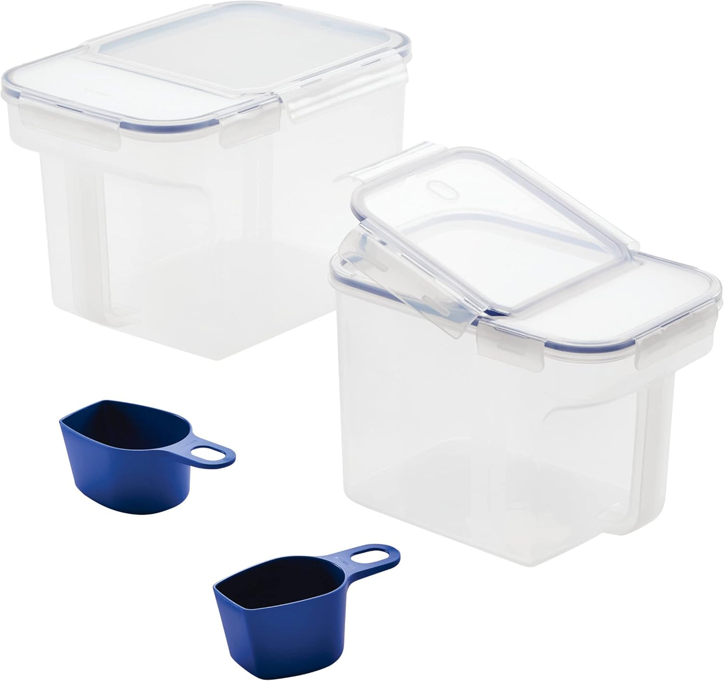 Lock & Lock Bulk Storage Bins Food Storage Container with Wheels (50.72-Cup)