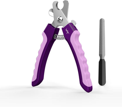 WePet Dog Nail Clippers U10.1, Dog Nail Trimmer Large Breed with Quick Sensor, Razor Sharp Blade Professional Pet Nail Clipper with Safety Guard and Nail File, Pale Turquoise