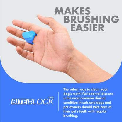 Paw Ready Pet Toothbrushing Assistant for Dogs and Cats Allows You to Brush Your pet’s Teeth Without Constantly Worrying About Getting Bitten Medium Size for Pets Between 15-85 lbs. (7-38.5 Kg)
