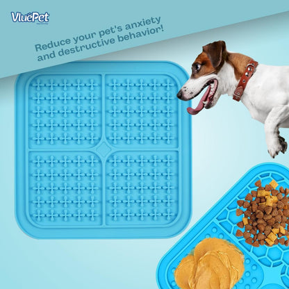 VALUEPET | Dog Lick Mat - Silicone Lick Mat for Anxiety Relief - Slow Feeder Licking Pad for Butter, Yogurt, & Peanut - Suitable for Dog Training, Boredom Reducer, Bathing & Grooming - Paw - 6.6 Inch