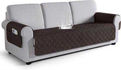 VANSOFY Couch Cover, Waterproof Sofa Covers Washable Slipcover Furniture Protector Couch Seat Covers Non-Slip Couch Cover for Dogs, Pets(Sofa, Dark Gray)