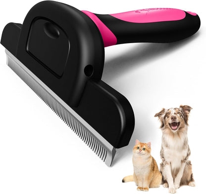 MIU COLOR Pet Grooming Brush, Deshedding Tool for Dogs & Cats, Effectively Reduces Shedding by up to 95% for Short Medium and Long Pet Hair
