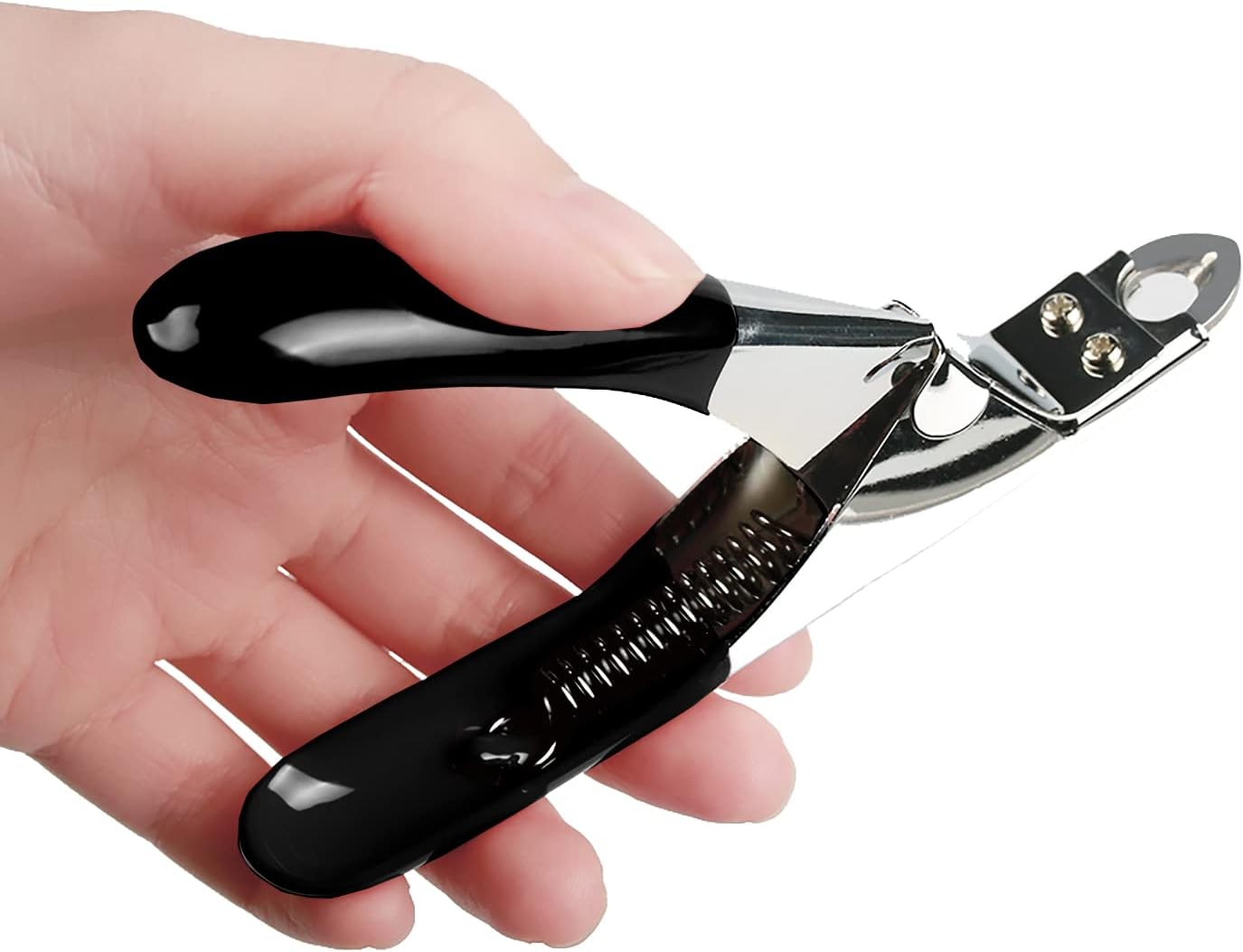 Dog Cat Pets Nail Clippers, Professional Pets Claw Trimmer with Free Nail File, Sharp Stainless Steel Blade, Sturdy Non Slip Handles - for Safe, Professional at Home Grooming