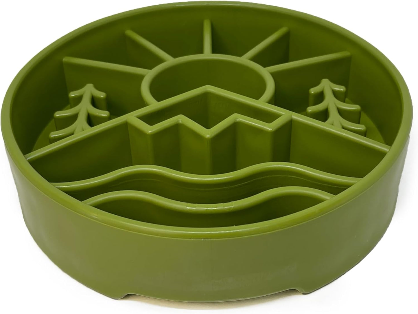 SodaPup Honeycomb Enrichment Bowl – Durable Slow Feeder Bowl Made in USA from Non-Toxic, Pet-Safe, Food Safe Material for Mental Stimulation, Slowing Down Eating, Healthy Digestion, & More