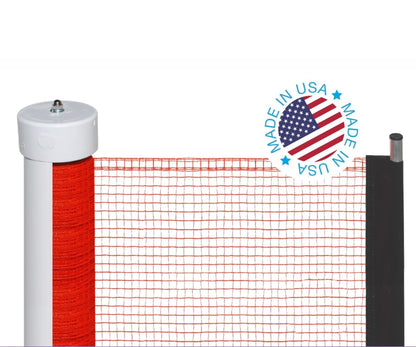 Kidkusion Retractable Driveway Guard | Adjustable Up to 12 Ft. | Visual Boundary for Playtime Safety | Black | Made in USA