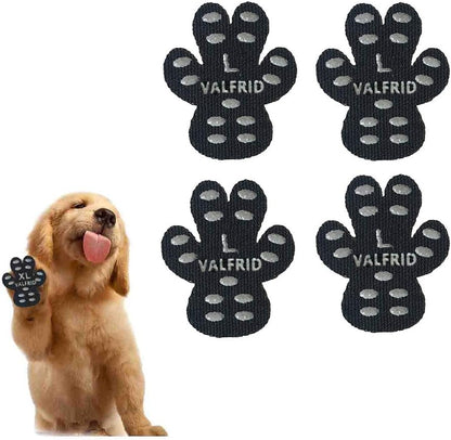 VALFRID Dog Paw Anti-Slip Grips to Keeps Dogs from Slipping On Hardwood Floors,Best for Summer Hot Pavement,Self Adhesive Resistant Dog Shoes Booties Socks Replacement XXL 24 Pieces