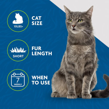 FURminator® deShedding Tool For Medium/Large Cats, Long Hair, Removes Loose Hair From Shedding