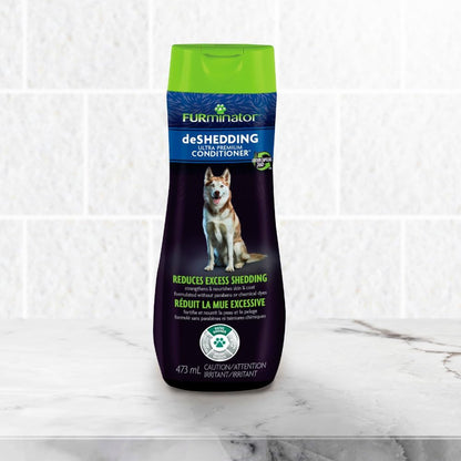 FURminator Ultra Premium deShedding Shampoo for Dogs Helps Reduce Excess Shedding, 16 oz