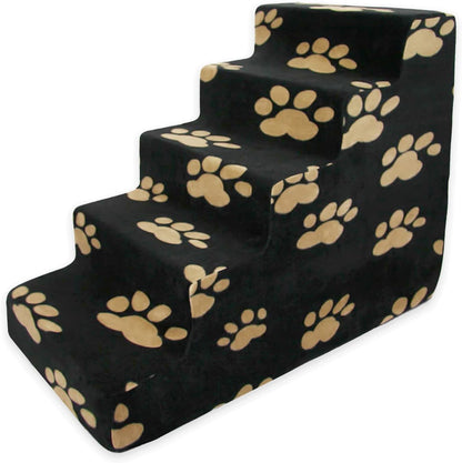 Best Pet Supplies Dog Stairs & Steps - Foam Steps for Small Dogs & Cats, Non-Slip Indoor Balanced Pet Step Support, Dog Ramp, No Assembly, Pale Teal, 3-Step (13.5-inch Height)