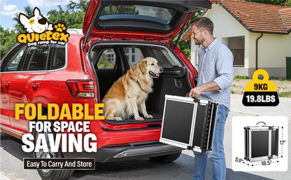 Extra Long 71”Dog Ramp Folding Pet Ramp for Car Large Dogs with Non-Slip Surface Dog Ramps up to 200 lb for Car SUV Truck (71“ Dog Ramp)