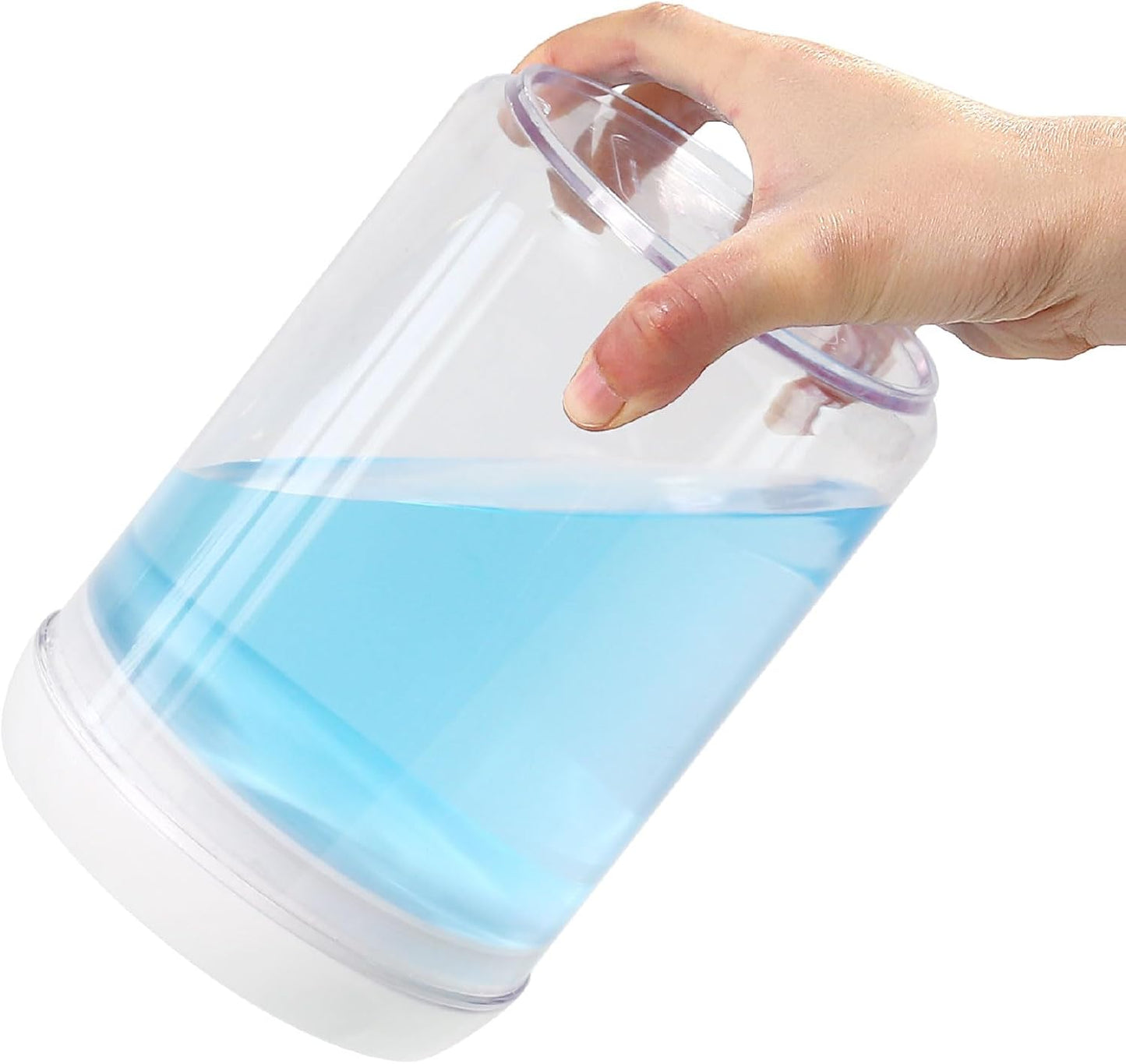 Felli Flip Tite Pet Food Container with Airtight Lids, BPA FREE Acrylic Canister with Paw Bone Fish Flip Top Handles for Cat Dog Kibble Treats Storage, Keep Fresh (Pet Collection Nest-L3pk)