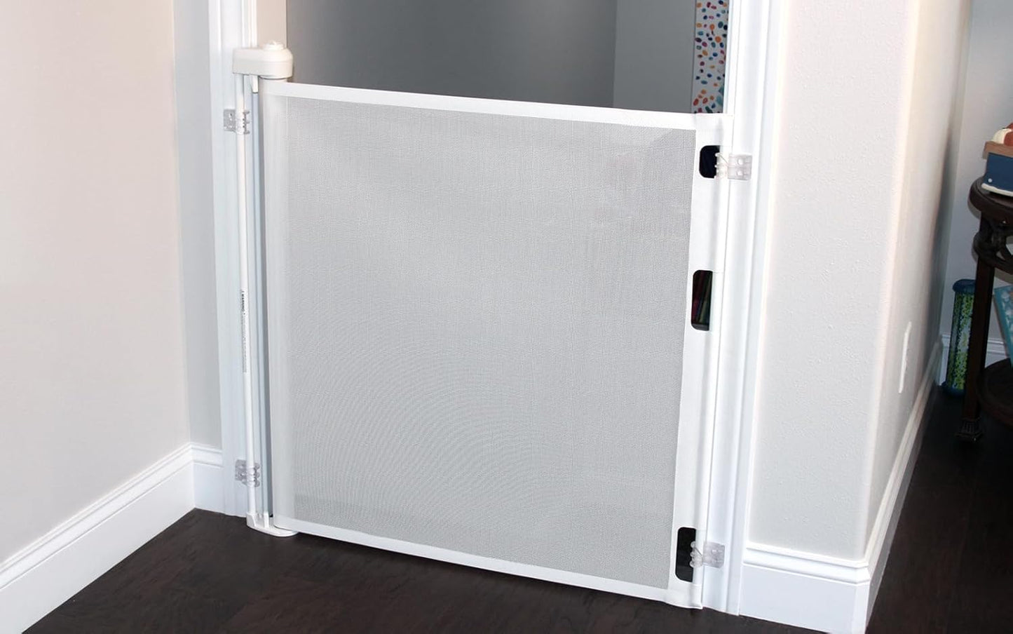Retract-A-Gate 52 inch White: The Original and only Made in USA Retractable Baby, Dog, & Cat Gate