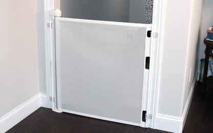 Retract-A-Gate 52 inch White: The Original and only Made in USA Retractable Baby, Dog, & Cat Gate