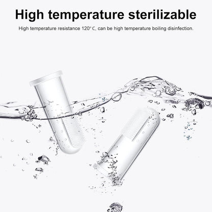 10Pcs White Dog Finger Toothbrush Food Grade Soft Bristles Pet Toothbrush, Soft Silicone Cat Toothbrush Washable and Comfortable Dog Toothbrushes