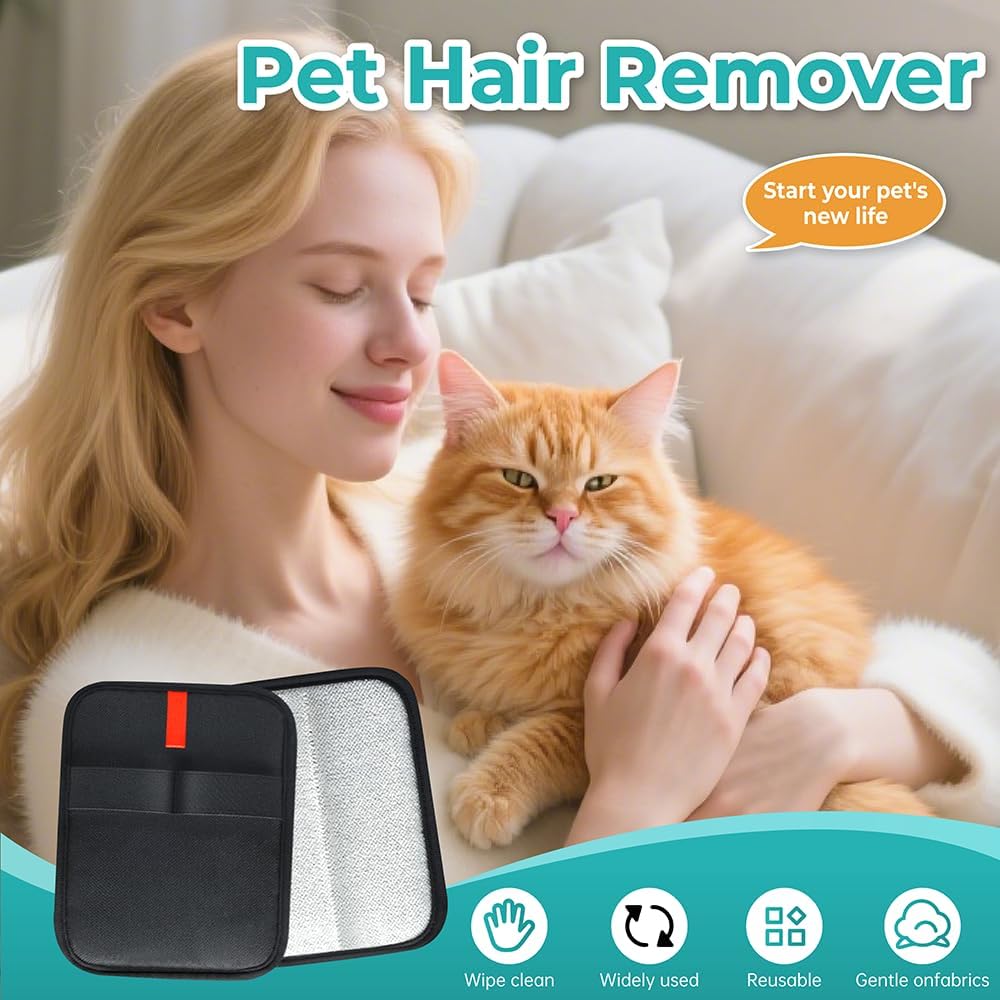 3-in-1 Pets Dog Deshedding Brush & Cat Grooming Tool with Comb, Rake for Shedding Control, Removes Loose Remover Hair & Mats, Pets Hair Removal Tool