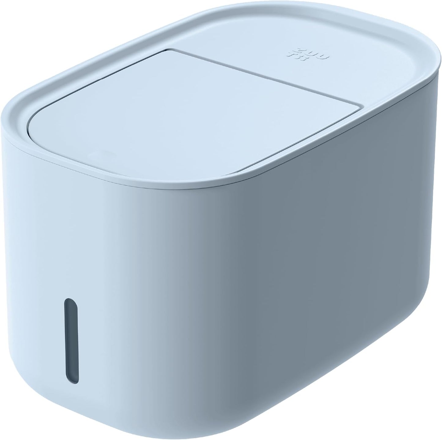 Zuutii Rice Storage Container,Food Container, Dry Food Storage, 7.2lbs Pet Food Dispenser, 11lbs Large Storage Bin with Lid,Silicone Ring & Moisture Proof, for Grain Cereal Soybean Corn, Dark Gray