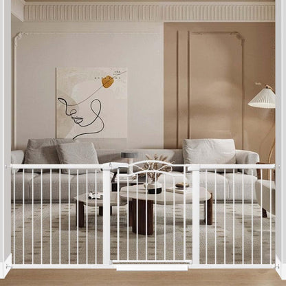 Fairy Baby 68.1"-70.8" Extra Wide Press Mounted Baby Gate Indoor for Kids Or Pets Walk Thru No Drill Long Dog Gates for The House Doorway Child Safety Gate