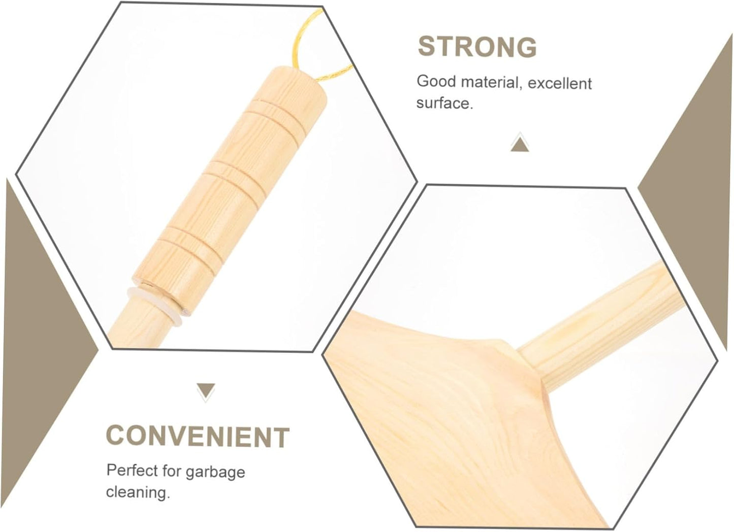 Horsehair Broom with Long Handle Soft Pine Bristles for Indoor Hardwood Floor Tile Surface Cleaning Sweeping Tool 37.00In