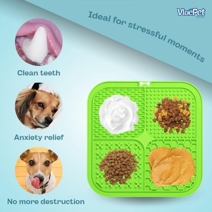 VALUEPET | Dog Lick Mat - Silicone Lick Mat for Anxiety Relief - Slow Feeder Licking Pad for Butter, Yogurt, & Peanut - Suitable for Dog Training, Boredom Reducer, Bathing & Grooming - Paw - 6.6 Inch