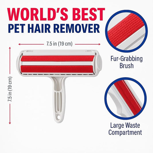 Pet Hair Remover Roller- Reusable Lint