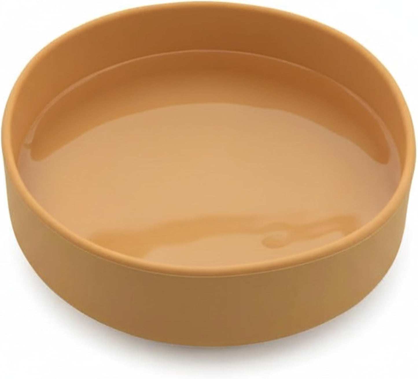 Should We Go? Dog Water Bowl - The Perfect Dish No-Spill, Less Mess Non-Tippable Water & Food Bowl, Pure Silicone with Suction Cup Fits 5 Cups 7.5" Across x 2.25" Tall, Ideal for All Pets, Medium-Sage