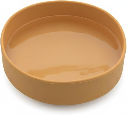 Should We Go? Dog Water Bowl - The Perfect Dish No-Spill, Less Mess Non-Tippable Water & Food Bowl, Pure Silicone with Suction Cup Fits 5 Cups 7.5" Across x 2.25" Tall, Ideal for All Pets, Medium-Sage