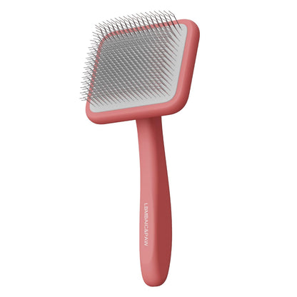Dog Slicker Brushes for Poodles,Doodles,Goldendoodles,Bernedoodle.Dog Brushes for Thick Long Curly Fur Deshedding,Fluff,Grooming.Remove Loose Fur Quick Easy.Long Pin Slicker Brush.Wooden(Large)
