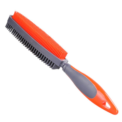 Rubber Pet Hair Removal Brush for Couch Clothes Dog Cat Pet Hair Carpet, Also Used as Dog Cat Bath Brush with Massage Effect
